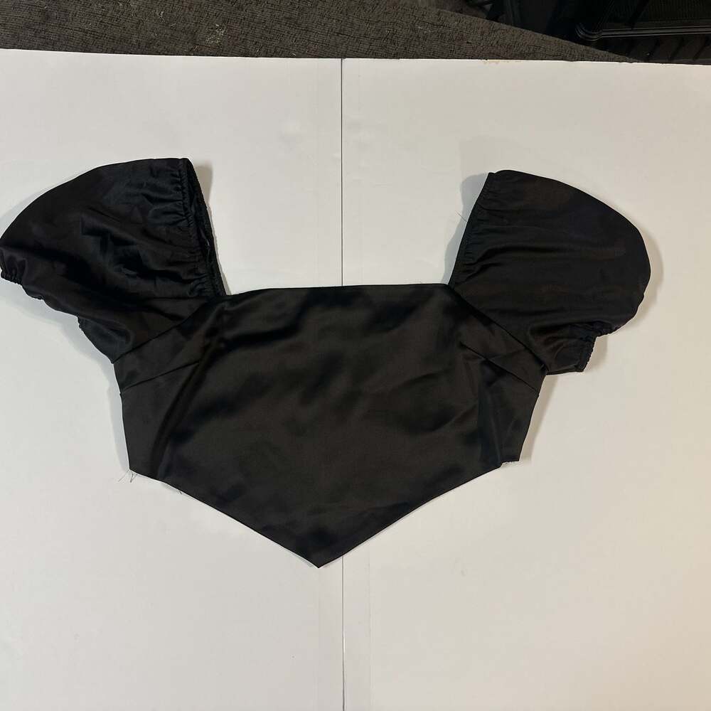 Forever 21 Black Cropped top / bustier-style top